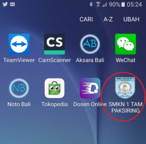 Web Sekolah dan Schoology dalam Mobile Aplikasi Android