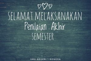 Penilaian Akhir Semester Ganjil 2019/2020