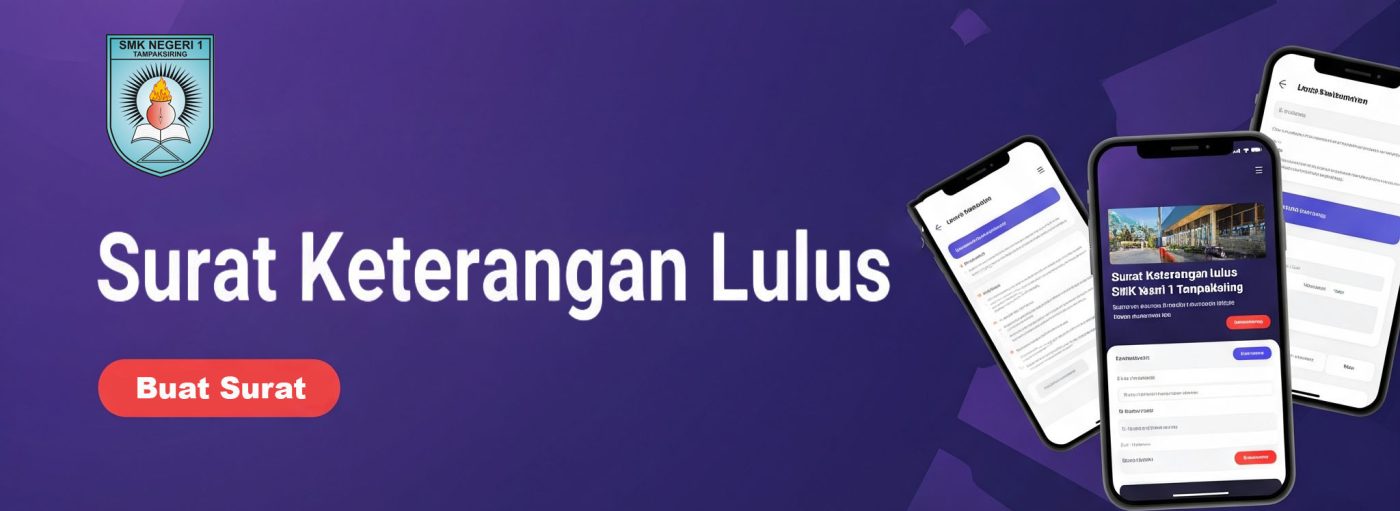 Website SMK Negeri 1 Tampaksiring