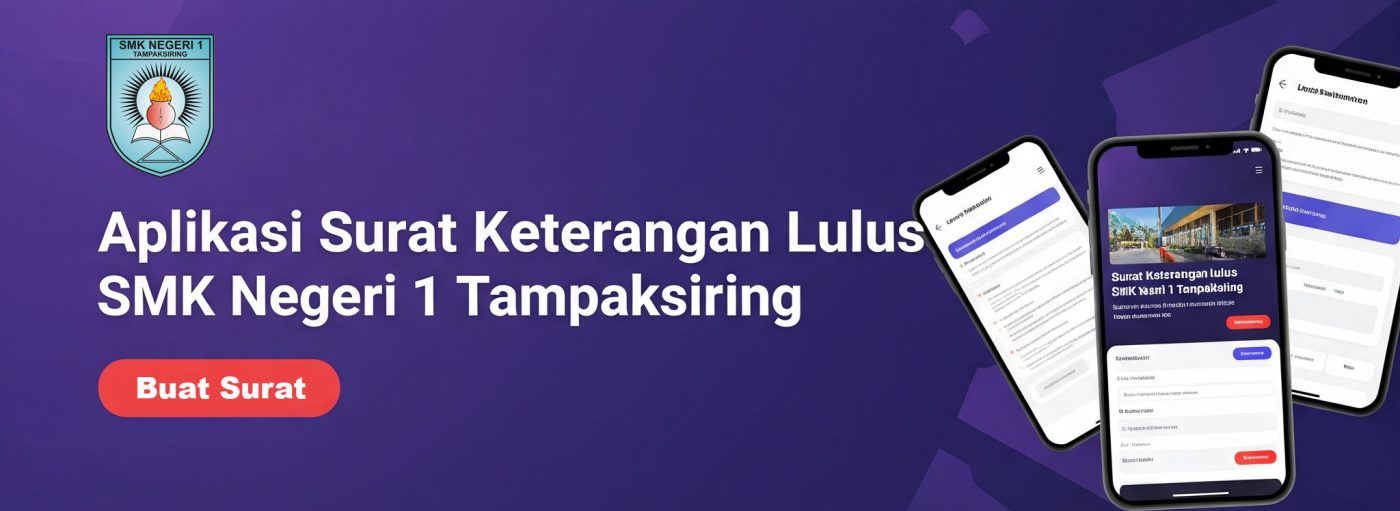 Website SMK Negeri 1 Tampaksiring