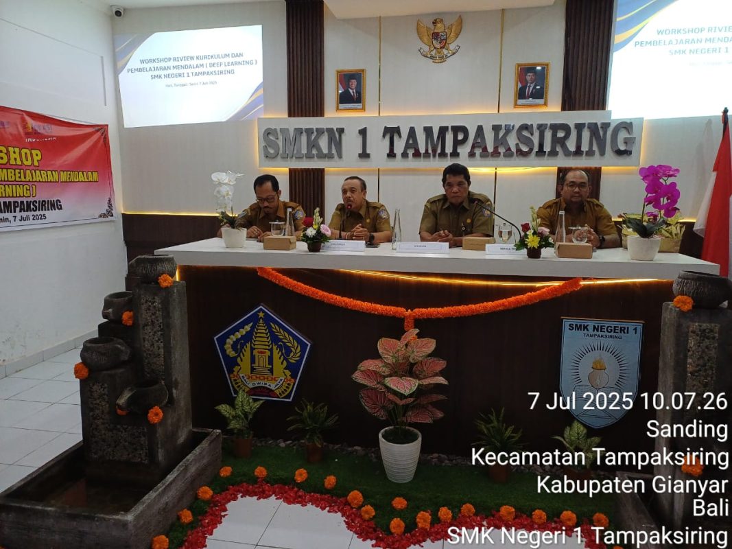 Website SMK Negeri 1 Tampaksiring